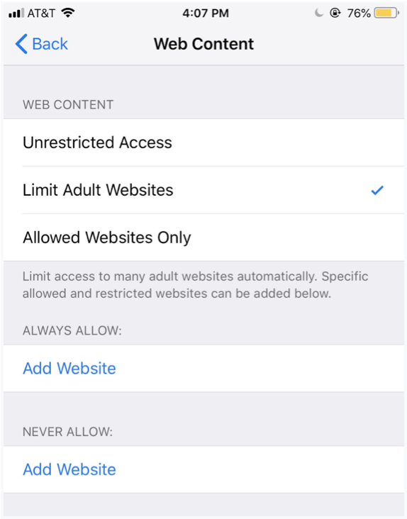 How to set up parental controls for Safari on iPhone