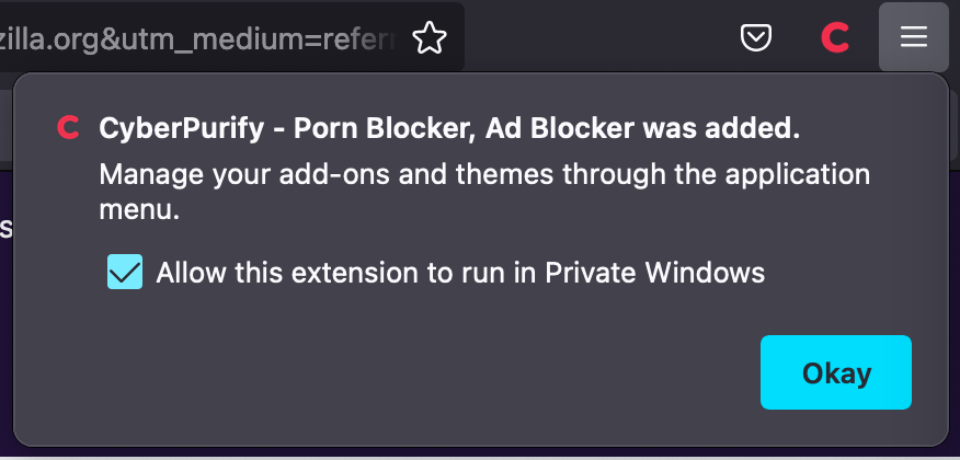 how to block adult sites on Firefox