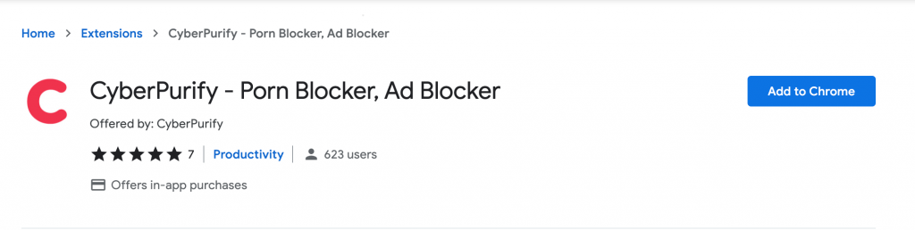 porn blocker for Google Chrome