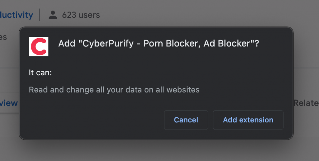 CyberPurify - how to block porn on Google Chrome